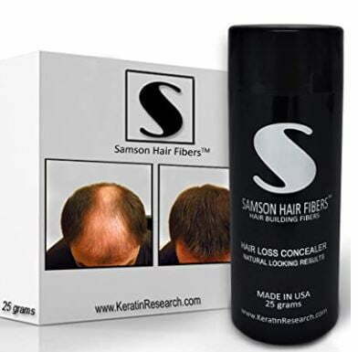 hair fibers: Samson Hair Fibers for Thinning Hair